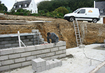Réalisation des fondations à Longwy